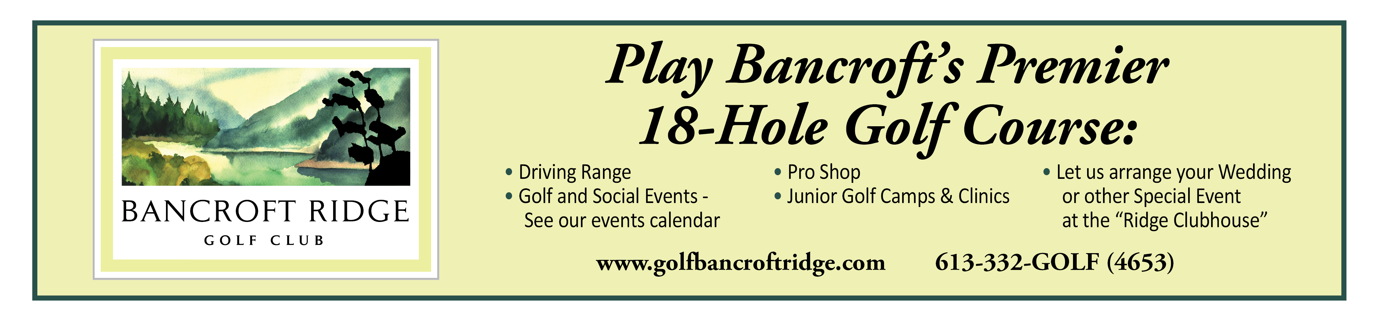 Bancroft Ridge Golf